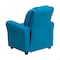 Flash Furniture Kids Recliner, 21-1/2" to 36-1/2" x 27", Upholstery Color: Turquoise DG-ULT-KID-TURQ-GG - alternate 9